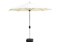 métal enduit blanc Polonais de plage de 150cm de protection UV escamotable de parapluie fournisseur