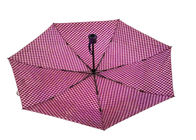 L'OEM plient le parapluie, métal se pliant de parapluies d'individu avec l'axe de fibre de verre fournisseur
