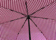 L'OEM plient le parapluie, métal se pliant de parapluies d'individu avec l'axe de fibre de verre fournisseur