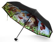 Parapluie de voyage de contrat de tissu de polyester/pongé, parapluie automatique de voyage fournisseur