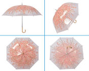 33 pouces de parapluies en plastique clairs de pluie 97cm fonctionnent sans à-coup facilement fournisseur