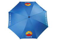 Parapluies protégeant du vent bleus de golf, résistant à l'eau promotionnel de parapluies de golf fournisseur