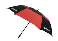 Conception de logo adaptée aux besoins du client par axe en aluminium automatique coloré de parapluie de golf fournisseur