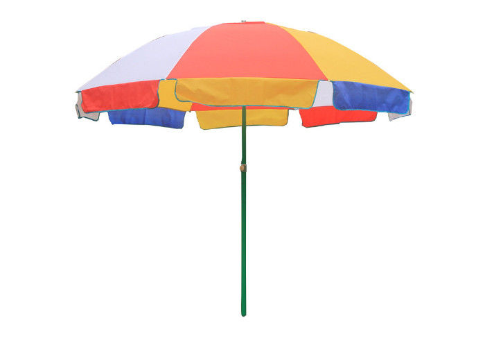 Le parapluie de plage portatif vigoureux protégeant du vent, parapluie de plage UV fonctionnent sans à-coup facilement fournisseur