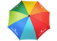 Facile portez le parapluie de golf d'arc-en-ciel, parapluie de golf de preuve de tempête pour des affaires de voyage fournisseur