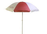 Tissu portatif adapté aux besoins du client de polyester de nervures du parapluie de plage de conception de logo 3.00mm fournisseur