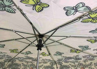 Durable pliez le parapluie, polyester imperméable de parapluie pliant de golf fournisseur