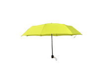 Jaune pliez le parapluie, cadre fort se pliant léger de parapluie fournisseur