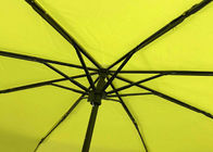 Jaune pliez le parapluie, cadre fort se pliant léger de parapluie fournisseur
