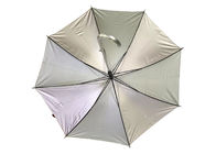 Surface de parapluie de poignée de la protection J de Sun enduite de la couche argentée de colle fournisseur