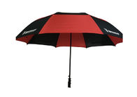 Conception de logo adaptée aux besoins du client par axe en aluminium automatique coloré de parapluie de golf fournisseur