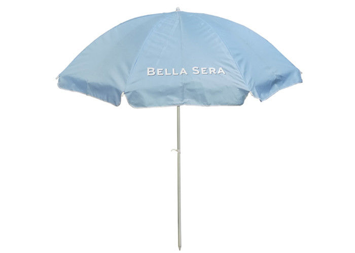 Parapluie de plage portatif durable, impression faite sur commande de parapluie extérieur de patio fournisseur