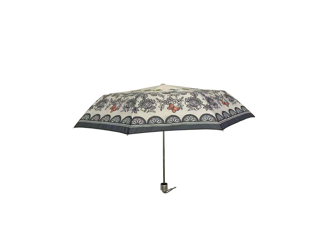 Durable pliez le parapluie, polyester imperméable de parapluie pliant de golf fournisseur