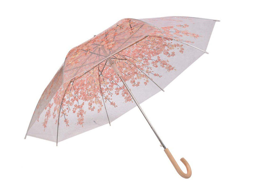 33 pouces de parapluies en plastique clairs de pluie 97cm fonctionnent sans à-coup facilement fournisseur