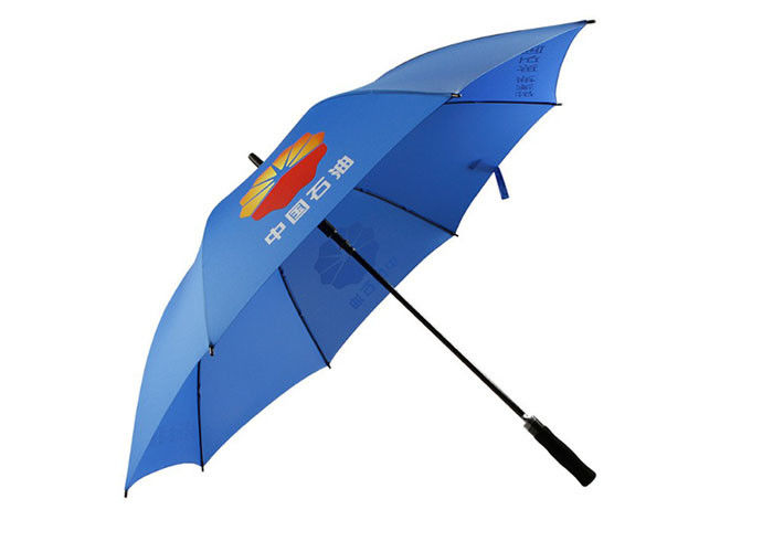 Protégeant du vent fort imprimé surdimensionné de poignée d'Eva de parapluies de golf de cadre vigoureux fournisseur